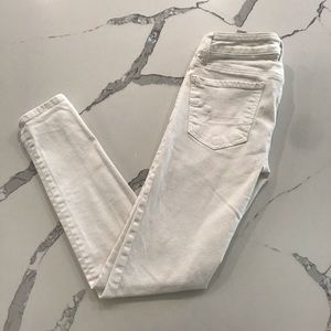 AEO Super Stretch Denim Jegging, 00, White